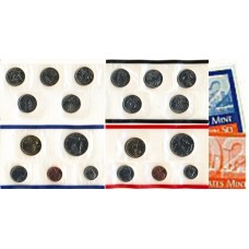 United States Mint UNC coinset 2002 P and D